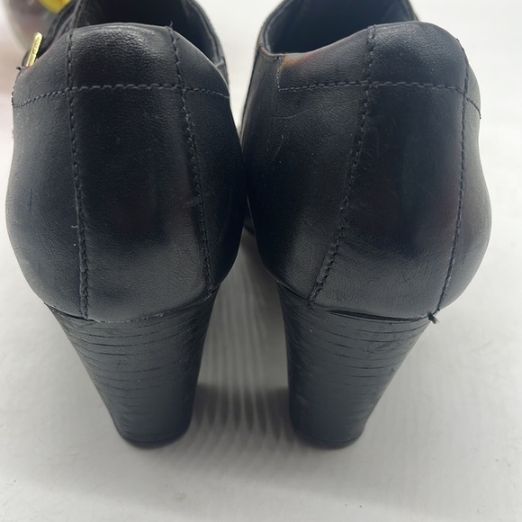 Clarks Bendables Black Heels with Gold Buckles Size 9.5 BAB4728A - Picture 7 of 9